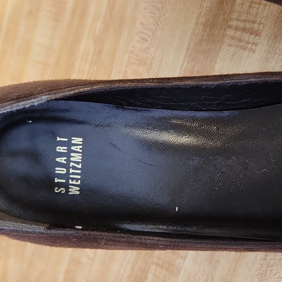 Stuart Weitzman Suede Pumps Pointed Toe, size 10 - Picture 7 of 11